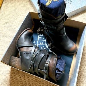 Preowned FREEBIRD Baker Boots. Size 8